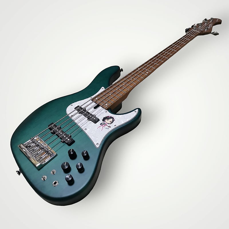 Bacchus WL524-HJ-Freaks - Matte transparent teal | Reverb Canada