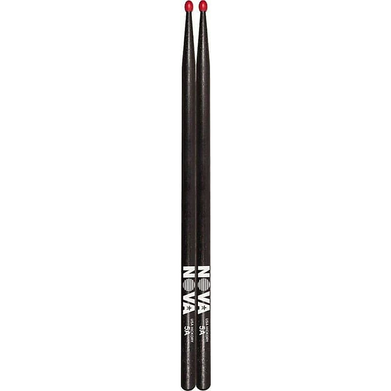 Vic Firth NOVA 5AN Nylon Tip Drumsticks - Black (N5ANB) for sale