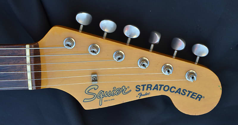 83 Fender Squier JV Stratocaster Electric Guitar - Made in JAPAN - USA  Pickups + Hotrail in bridge
