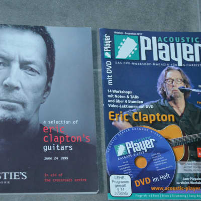 Eric Clapton 1999 guitar auction catalog=Christies N.Y.+free rare