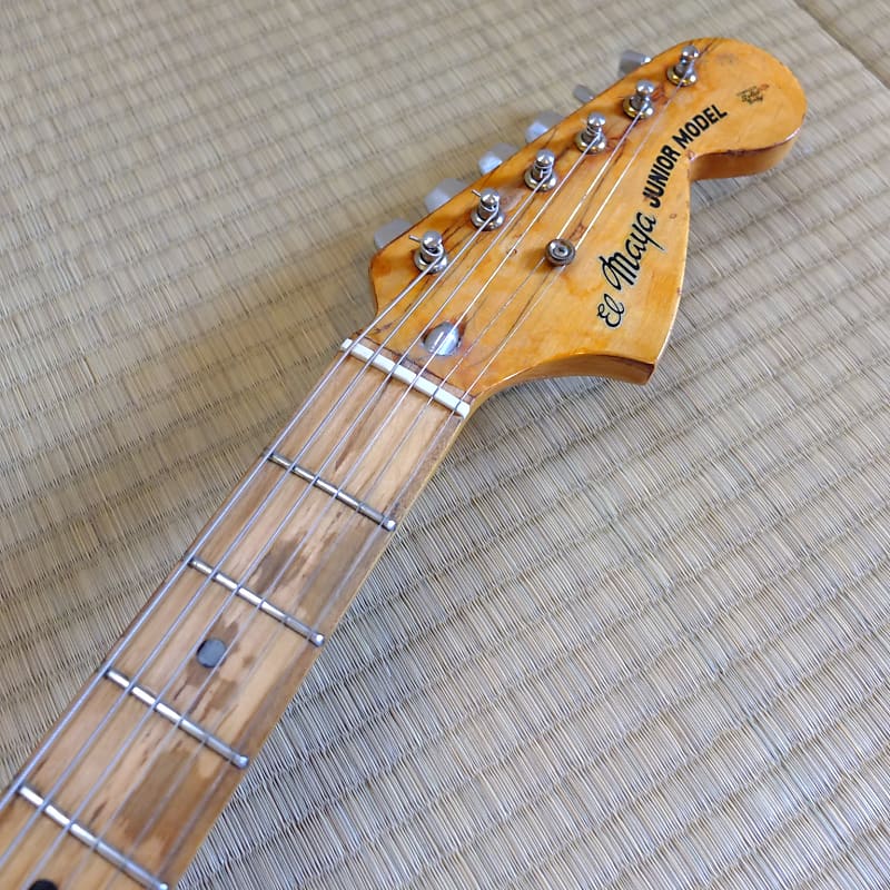 【希少】EL MAYA JUNIOR MODEL エレキギター c. 1970s El Maya Junior Model - vintage MIJ lawuit era Fender