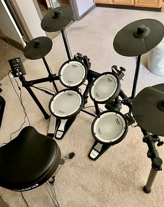 Roland TD-1DMKX V-Drums Set With Additional Larger Ride | Reverb