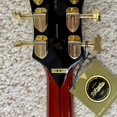 D'Angelico Excel DC Semi-Hollow Viola Finish Electric Guitar w/Case DAEDCVIOGS image 7