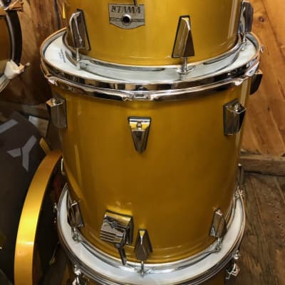 Tama - Elvin Jones’ Crestar Drum Set 1987 - Gold Lacquer image 4