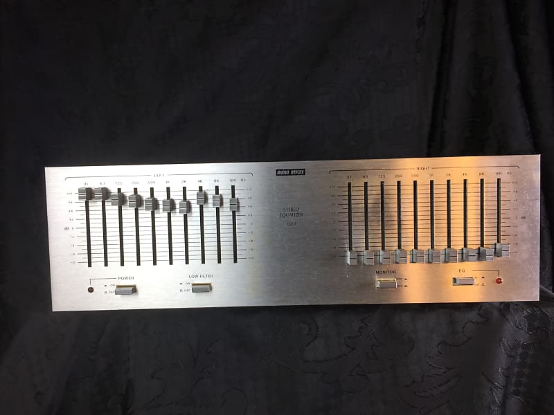 Audio Reflex EQ1 2X 10 Band Stereo Equalizer Reverb