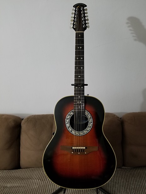 Ovation 1755 Custom Balladeer 12 String Acoustic / Electric
