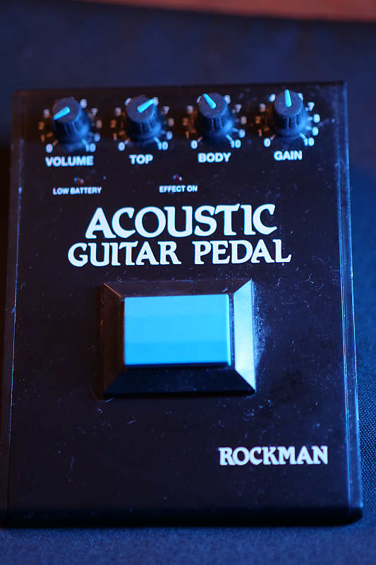 Rare Vintage Rockman Acoustic Guitar Pedal 1990