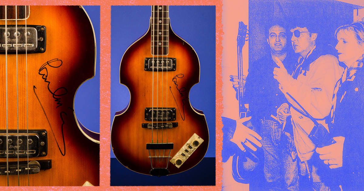 A Paul McCartney-signed Violin Bass has appeared on Reverb