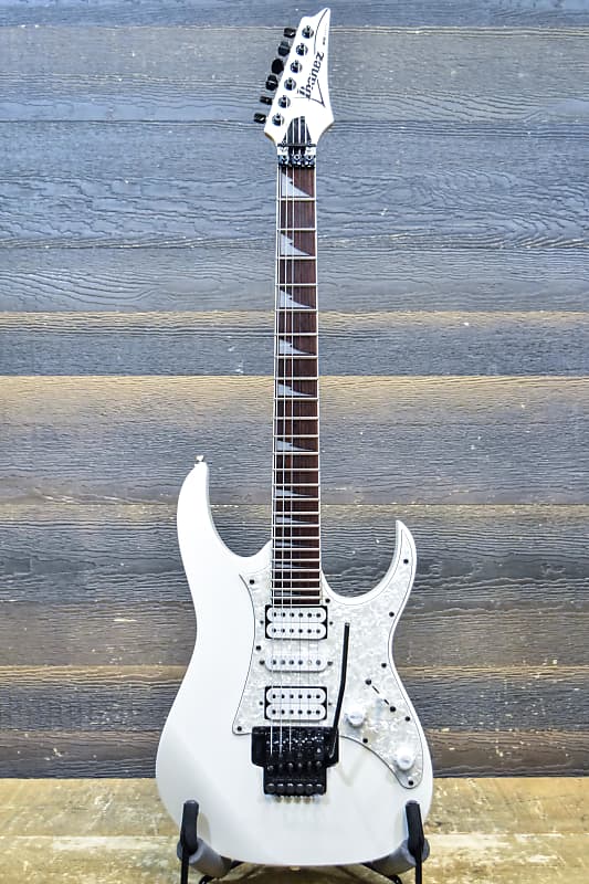 Ibanez RG450DX RG Series Basswood Solid Body White Electric Guitar