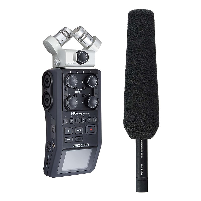 Sennheiser MKH416 Short Shotgun Interference Tube Mic With Reverb