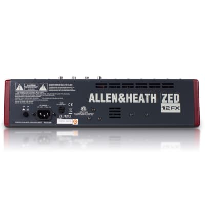Allen & Heath ZED 12FX 12-Channel Rackmount Mixer w/USB image 4