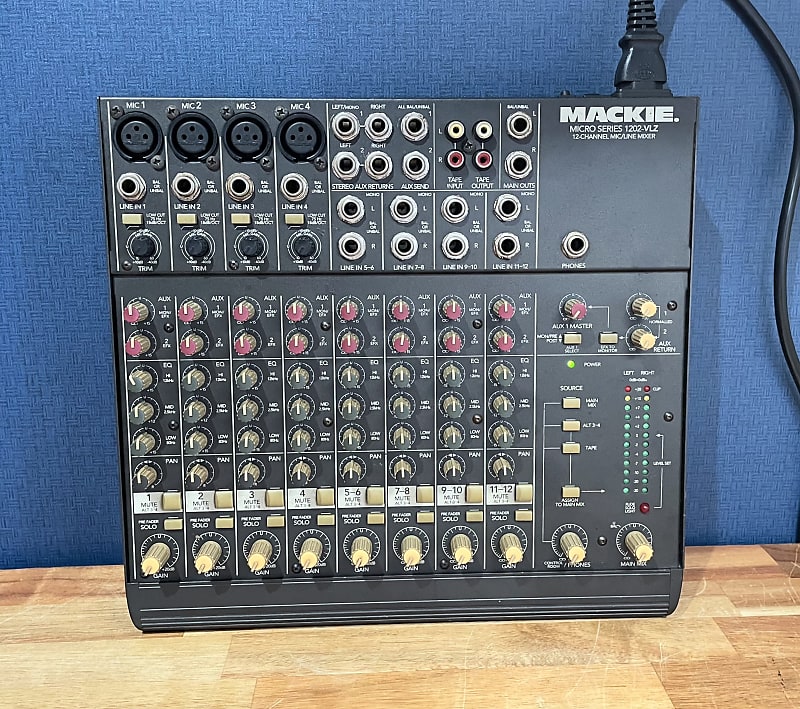 Mackie Micro Series 1202-VLZ 12-Channel Mic / Line Mixer | Reverb