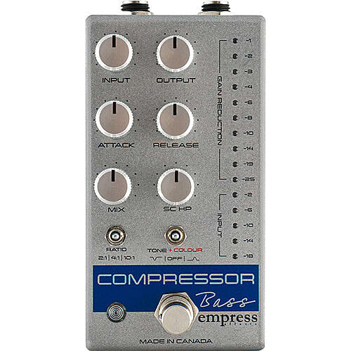 ★Empress Bass Compressor Blue 美品★ Empress Effects Bass Compressor Pedal - Blue | Sweetwater