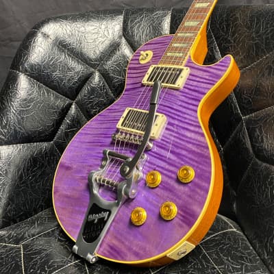 Gibson Custom Shop Made 2 Measure '59 Les Paul Standard W/Bigsby Transparent Purple 197 image 4