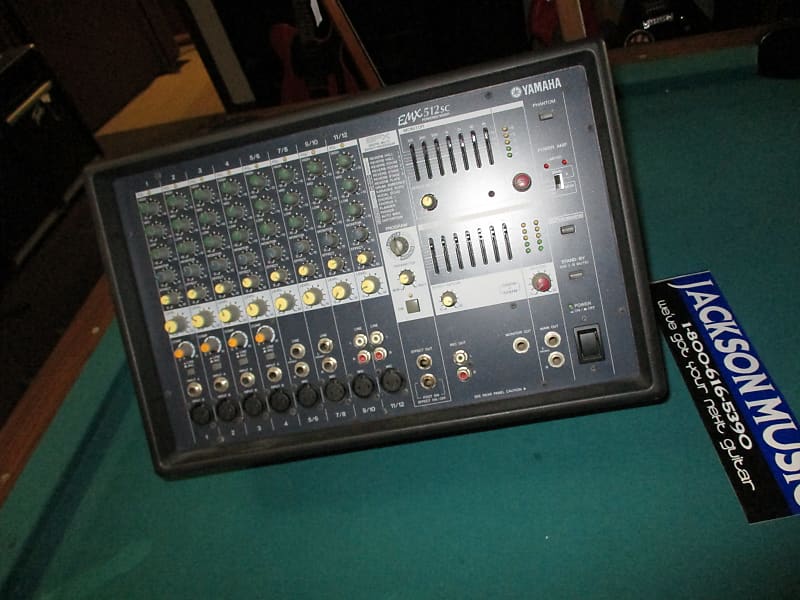 Yamaha EMX512SC 12 Channel 500 Watt Powered Mixer | Reverb Yamaha EMX512SC 12 Channel 500 Watt Powered Mixer | Reverb