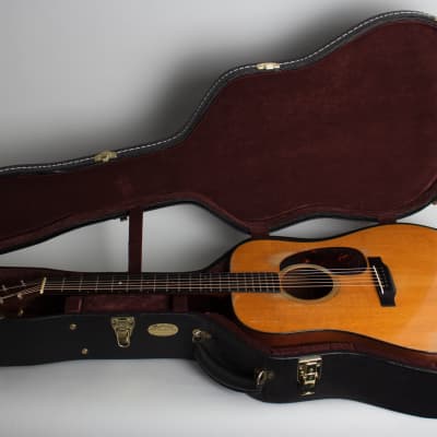 C. F. Martin  D-18 Flat Top Acoustic Guitar (1940), ser. #75523, black hard shell case. image 10