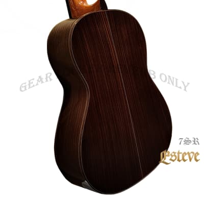 Guitarras Esteve 7SR all solid Cedar & Indian Rosewood Spain handmade classical guitar image 8