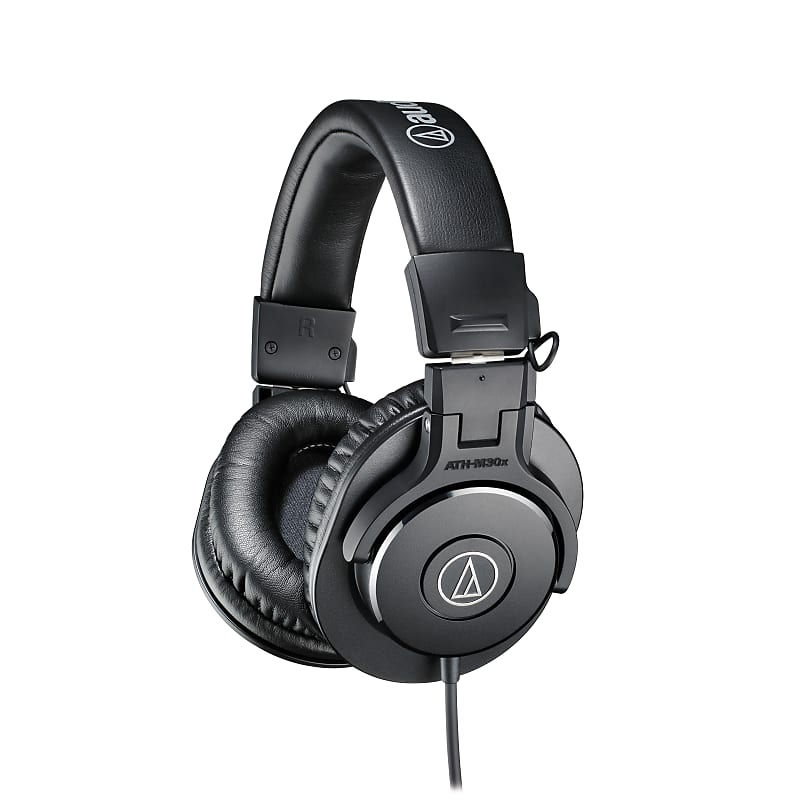 Audio-Technica ATH-M30x Professional Monitor Headphones  			