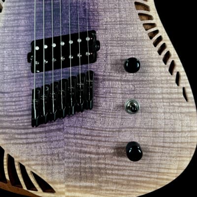 OD Guitars Venus 7 - 5A Flame Maple Top - Bare Knuckle Pickups image 14