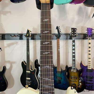 Schecter USA Custom Shop PT-7 7-String Electric Guitar w/ Case-Vintage White Satin image 9