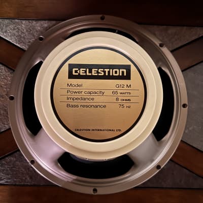 Celestion Marshall G12 Vintage (T3897) 16 ohm - Black/Gold Vintage 30  Speaker (2/2) | Reverb