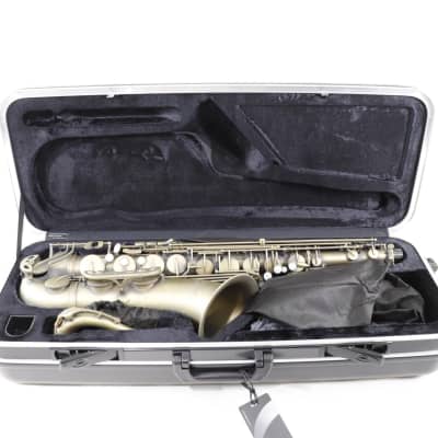 Antigua Winds Model TS4248AQ 'Powerbell' Tenor Saxophone in Antique Brass BRAND NEW image 1