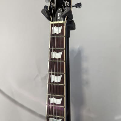 ESP LTD EC-256 FM HH See-Thru Purple Sunburst Electric Guitar image 4