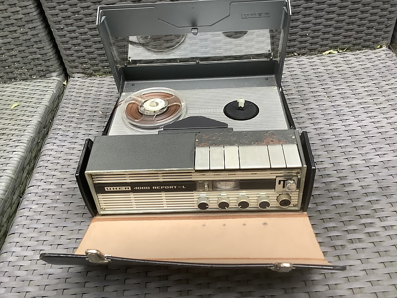 Uher 4000 report portable analog tape recorder reel to reel