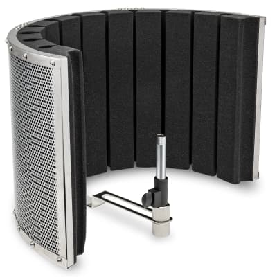 LyxPro VRI-20 Portable Microphone Isolation Shield for Studio & Home Recording image 1