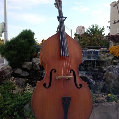 Kay 5 String-3/4 Upright Bass, Bass Fiddle, Double  Bass-Shop Setup-w/Ultralite Case and Bow image 10