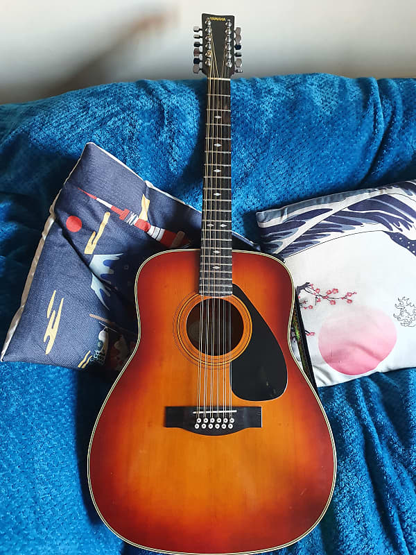 Yamaha FG-412 SB ii 1984 Cherry/Sunburst with Case | Reverb