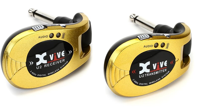 Xvive U2 Digital Wireless Guitar System - Gold image 1