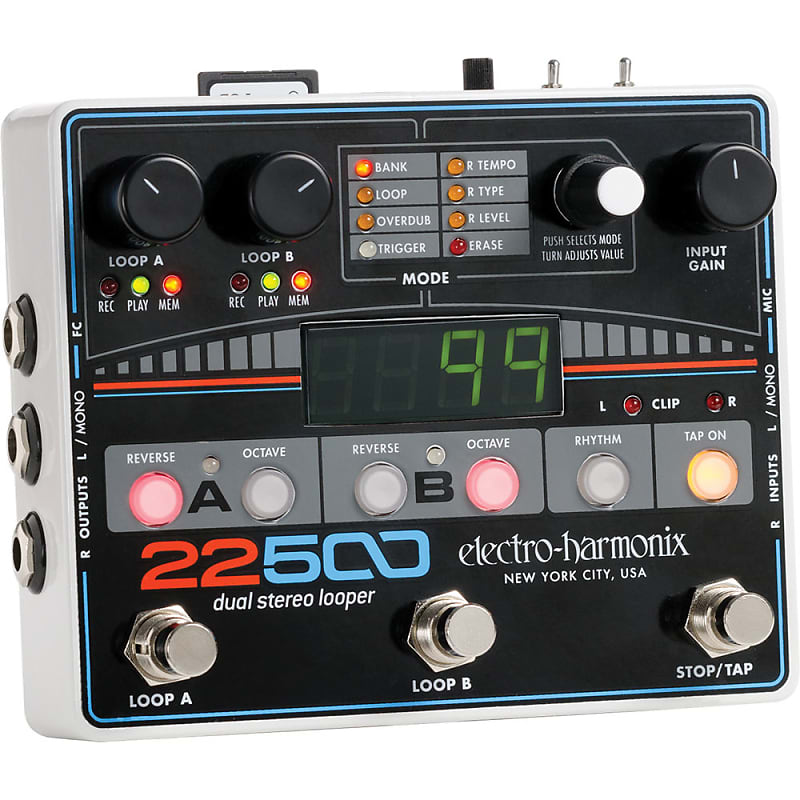 Electro-Harmonix 22500 Dual Stereo Looper EHX Guitar Effects Pedal image 1