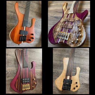 MGbass Custom shop // customize your new bass use bartolini Aguilar emg Nordstrand Seymour Duncan pickup & preamp different woods, fingerboard, body finishing \\ fretless or fretted ** Down payment imagen 9