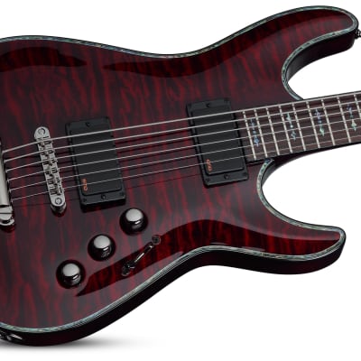 Schecter Hellraiser C-VI Baritone Black Cherry BCH Electric Guitar + Hard Case C6 C-6 CVI image 8