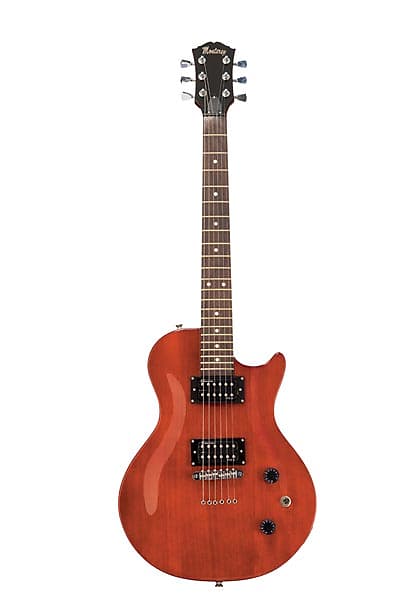 Monterey MEG-23 Electric Guitar - Transparent Brown image 1