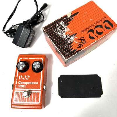 DOD 280 original Compressor 1980s orange with original box and power supply image 2