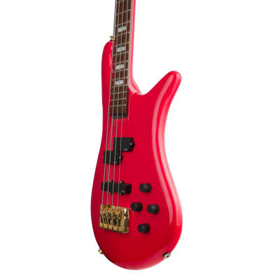 Spector Euro4 Classic Bass Guitar - Solid Red - #21NB16614 - Display Model image 9