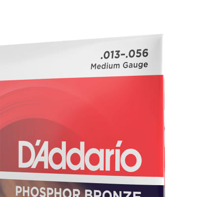 D'Addario EJ17 Phosphor Bronze Medium Acoustic - 13-56 image 4