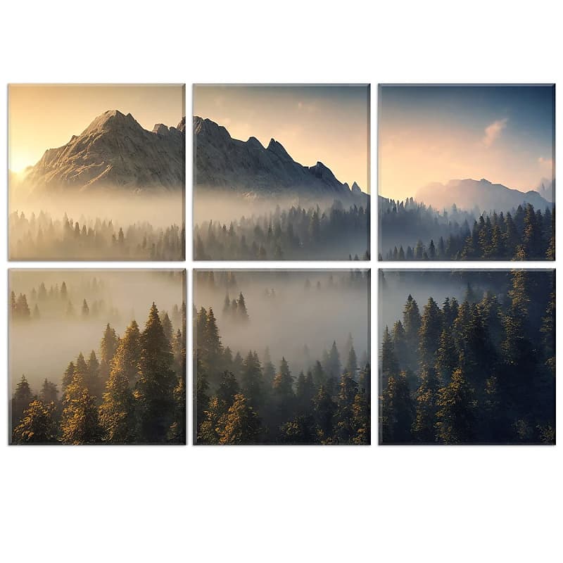 Art Acoustic Panels, 6 Pack Self-Adhesive Large Wall Art | Reverb