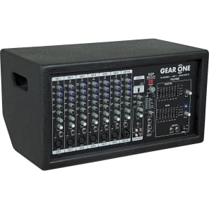 Gear One PA2400 8-Channel 2x400-Watt Powered Mixer