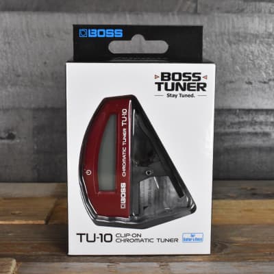 Boss TU-10-RD Clip-On Chromatic Tuner - Red