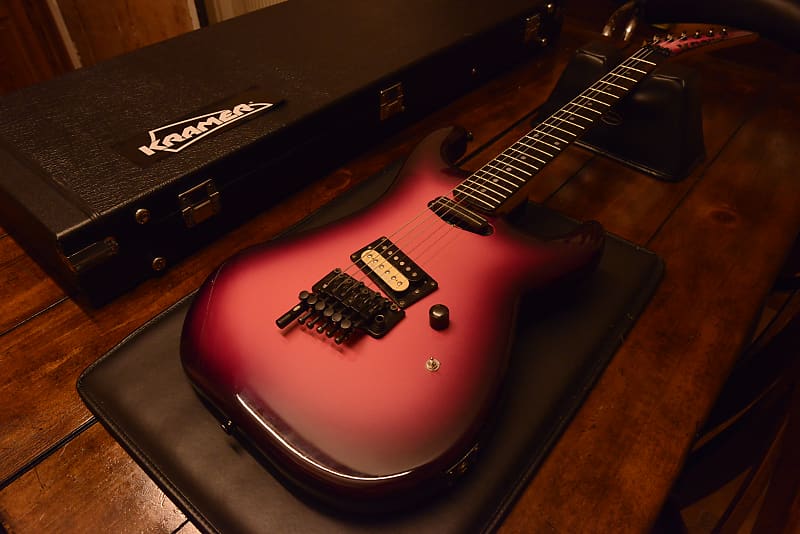 1980s Melaga Purple rare Kramer Guitar with ESP Flicker