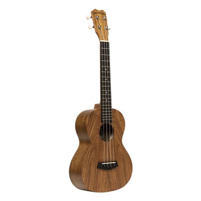 Islander Traditional Tenor Ukulele With Flamed Acacia Top, AT-4 FLAMED for sale