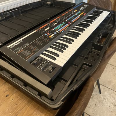 Roland Juno-106 with Kiwi Upgrade in Roland carry case