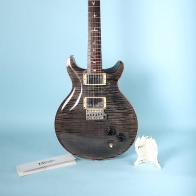 2001 PRS Santana III 10 Top Electric Guitar with Hard Case Charcoal Burst image 3