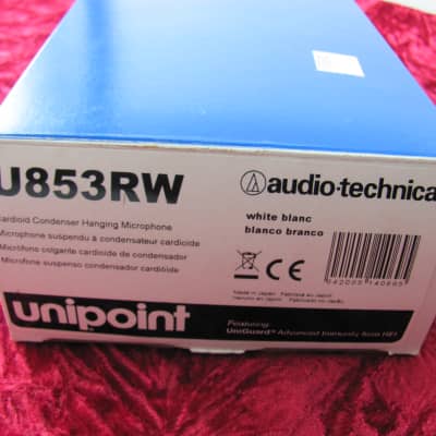 Audio-Technica U853RW Cardioid Condenser Hanging Microphone ( New Old Stock ) image 9