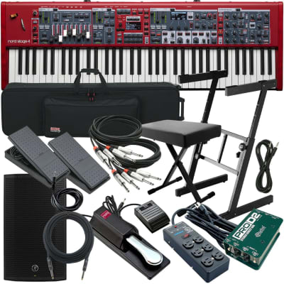 Nord Stage 4 73 Stage Keyboard COMPLETE STAGE BUNDLE