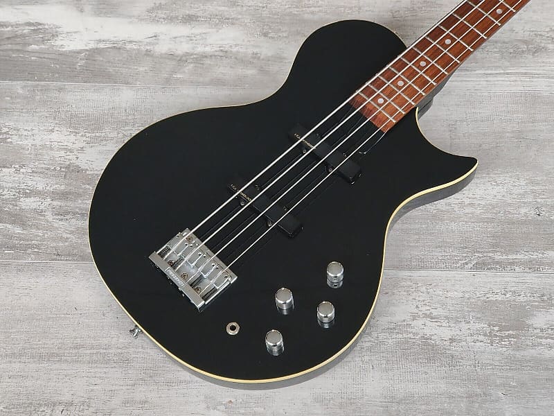 2000's Burny (Fernandes) Japan LSB-80 Active Les Paul Bass (Black