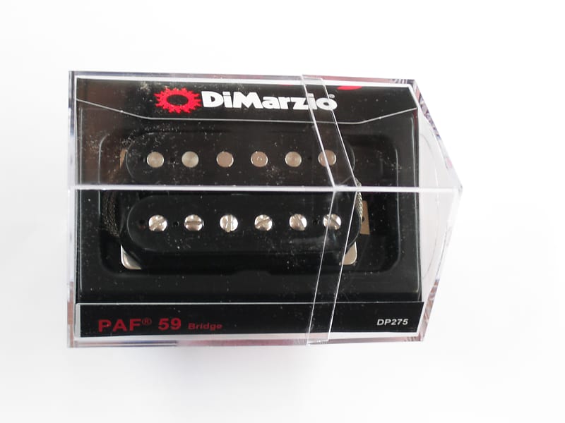 DiMarzio Regular Spaced PAF 59 Bridge Humbucker Black DP 275